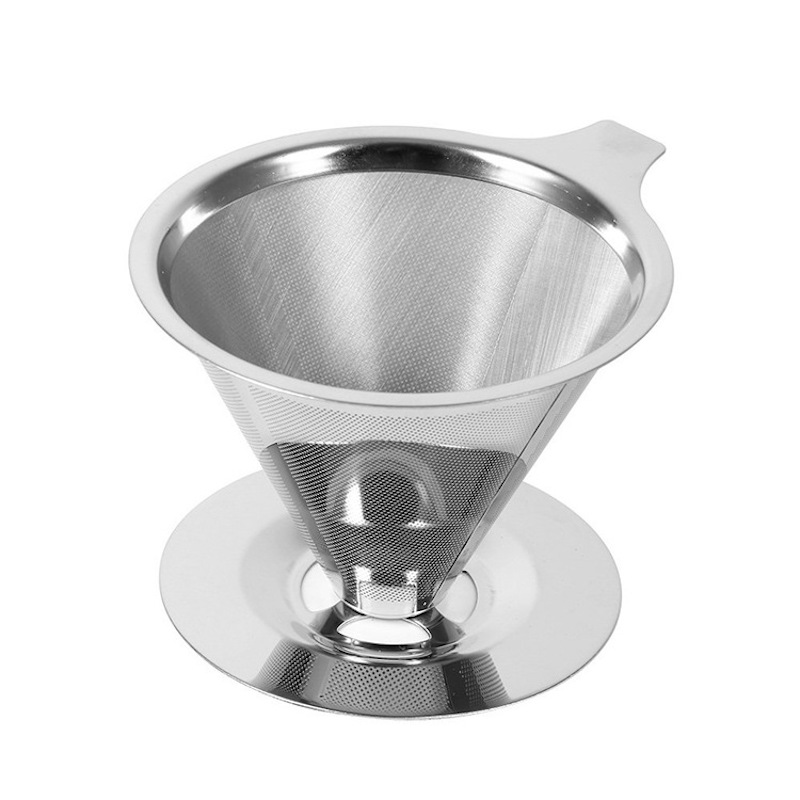 Rozsdamentes Steel Drip Reuble Pour Over Stand Mesh Coffee Filter